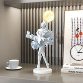 Girl's Art Decoration Small Night Lamp Home Hallway Wine Cabinet Table Decorations