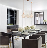 Glass Chandelier Living Room Dining Room Bar Art Bedside Bedroom Stairwell Personality Rubik'S Cube Chandelier