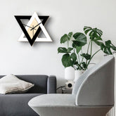 Nordic Black & White Wall Clock – Modern Silent Decorative Design
