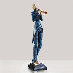 Abstract European Band Sculpture – Modern Character Art Ornament