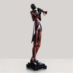Abstract European Band Sculpture – Modern Character Art Ornament