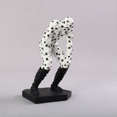 Mosaic Figures Black And White Granular Resin Sculpture Ornaments