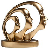 Nordic Modern Resin Sculpture – Abstract Character Statue