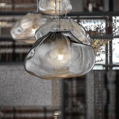 Postmodern Glass Chandelier – Light Luxury Designer Statement Piece