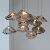Postmodern Glass Chandelier – Light Luxury Designer Statement Piece