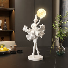 Girl's Art Decoration Small Night Lamp Home Hallway Wine Cabinet Table Decorations