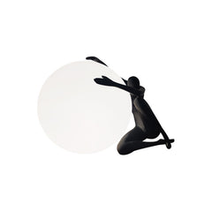 Modern Humanoid Moon Lamp – Creative Bedside Table Light