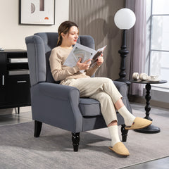 Wingback Accent Chair, Retro