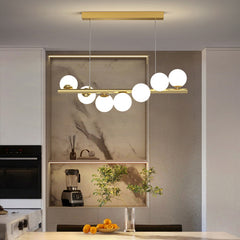 Creative 3D Long Chandelier – Luxury Dining Room Statement Light