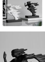 Modern Resin Sculpture Ornament – Entryway Shelf Home Décor