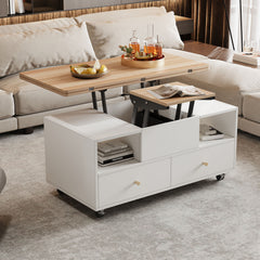 Lift Top Coffee Table With Wheels,
