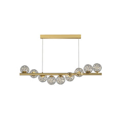 Creative 3D Long Chandelier – Luxury Dining Room Statement Light