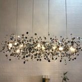 Nordic Designer Leaf Chandelier – Elegant Minimalist Ceiling Light