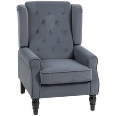 Wingback Accent Chair, Retro