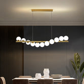 Creative 3D Long Chandelier – Luxury Dining Room Statement Light