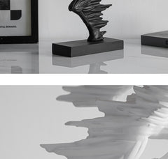 Modern Resin Sculpture Ornament – Entryway Shelf Home Décor
