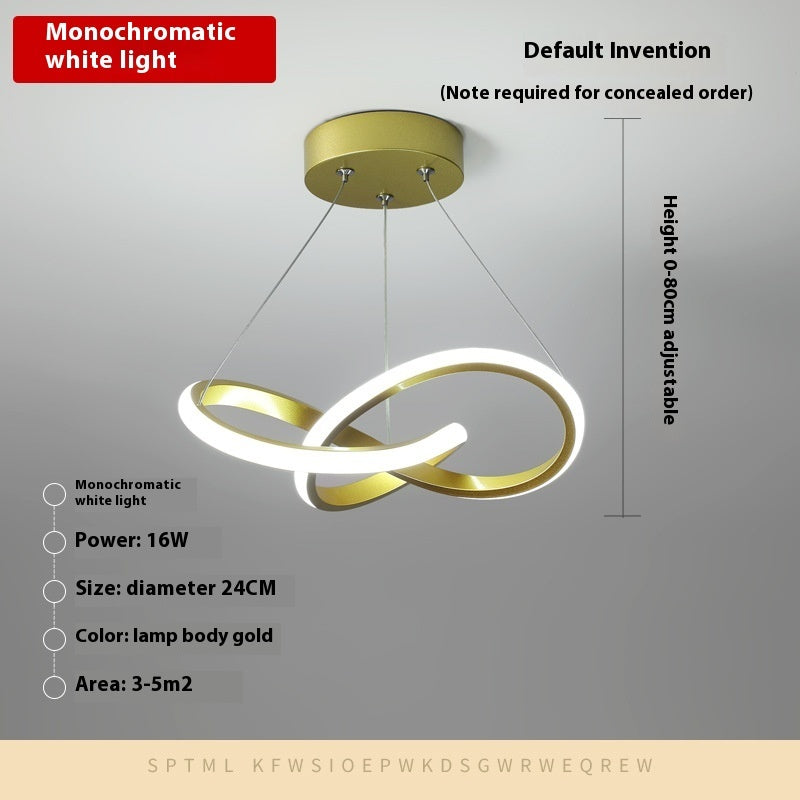Luxury Minimalist Hallway Chandelier – Modern Corridor Lighting