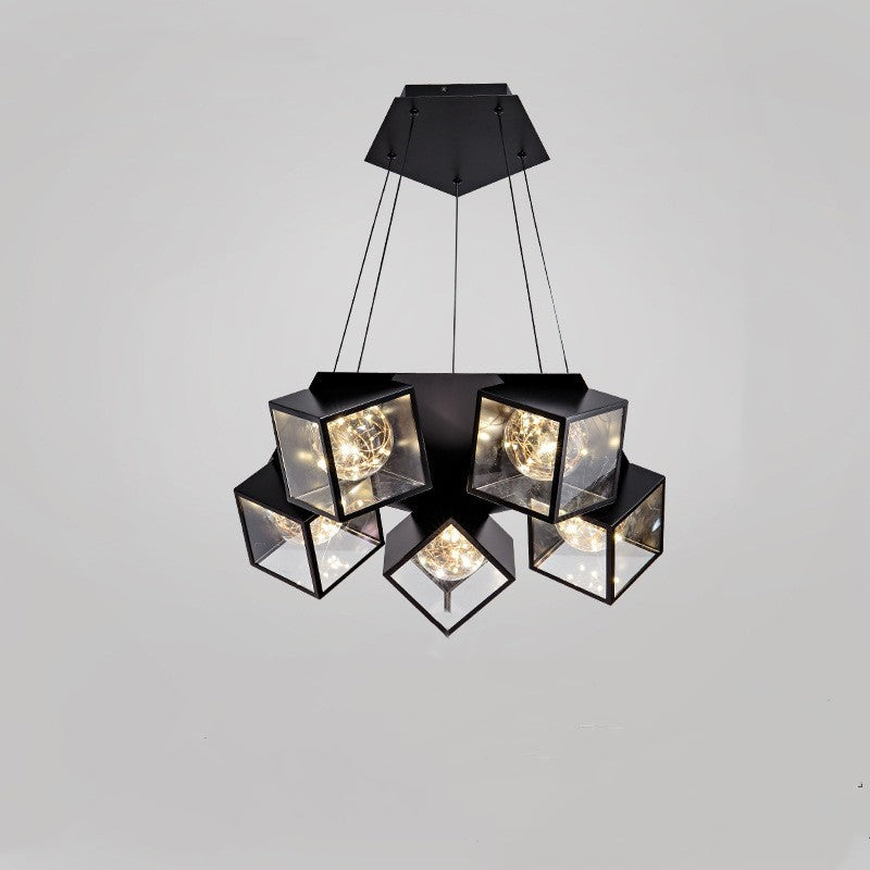 Modern Nordic Star Chandelier – Premium Bedroom & Dining Lighting