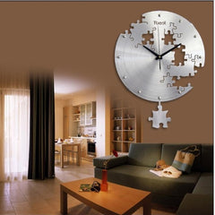 16" Modern Circular Wall Clock – Silent Home Décor