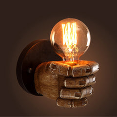 Creative Resin Fist Wall Lamp – Unique Decorative Wall Light