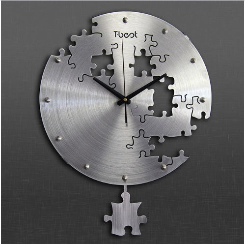 16" Modern Circular Wall Clock – Silent Home Décor