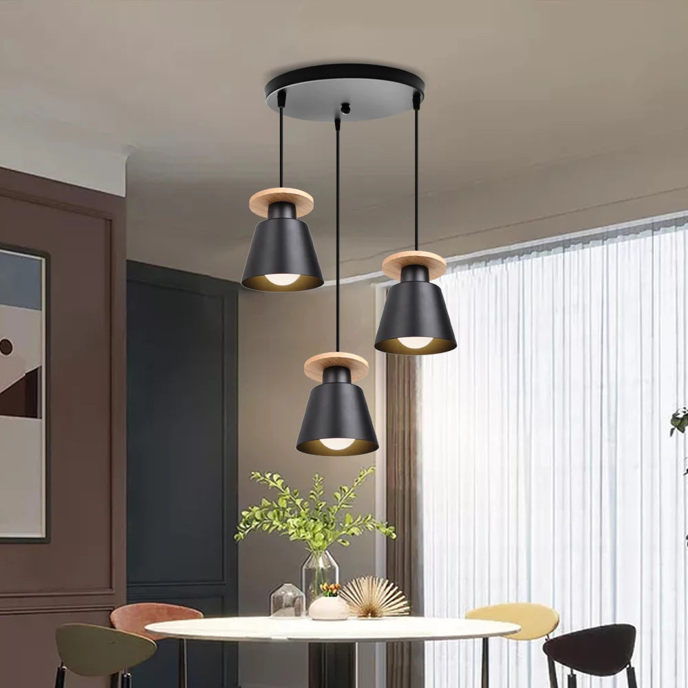 Contemporary LED Chandelier – Stylish Lighting for Living, Dining & Study