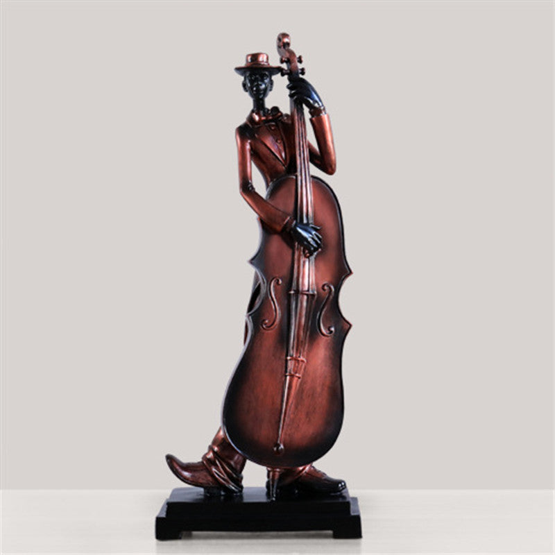 Abstract European Band Sculpture – Modern Character Art Ornament