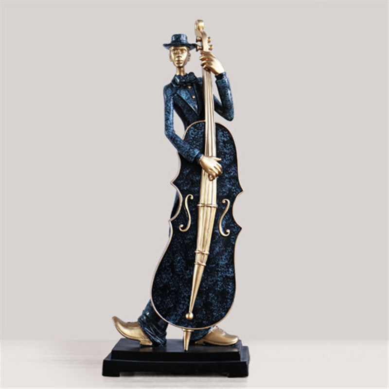 Abstract European Band Sculpture – Modern Character Art Ornament
