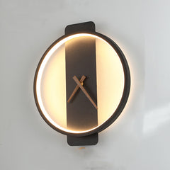 Nordic Wall Lamp Bedroom Bedside Lamp Clock