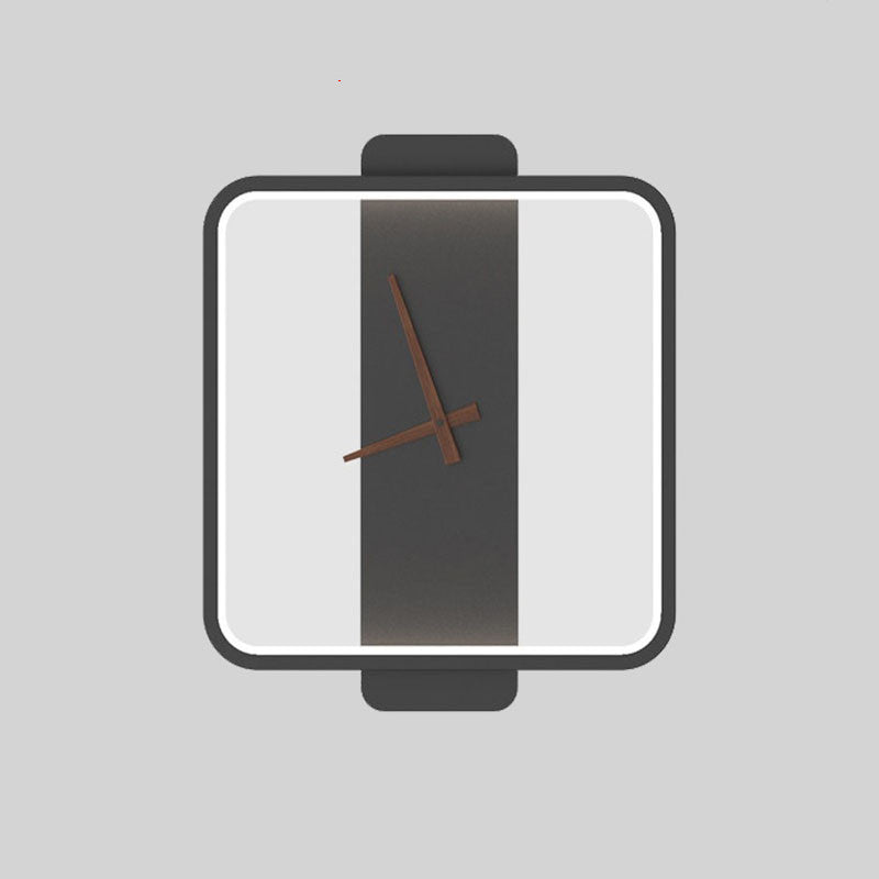 Nordic Wall Lamp Bedroom Bedside Lamp Clock