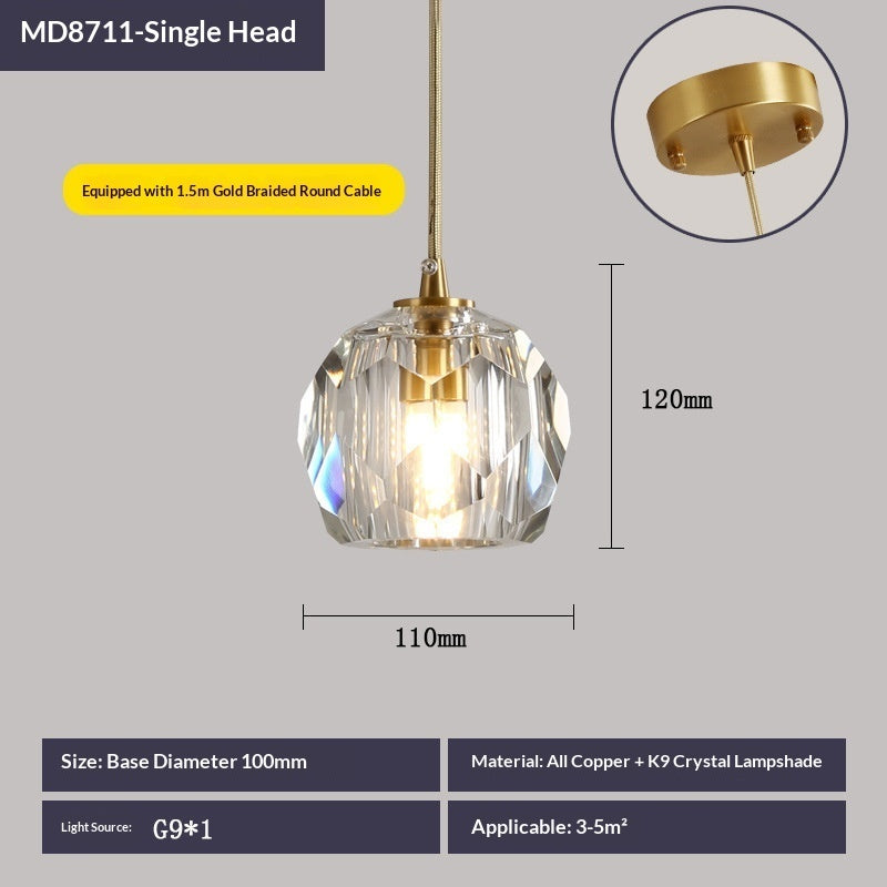 Simple Crystal Chandelier For Home Use
