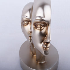Nordic Modern Resin Sculpture – Abstract Character Statue
