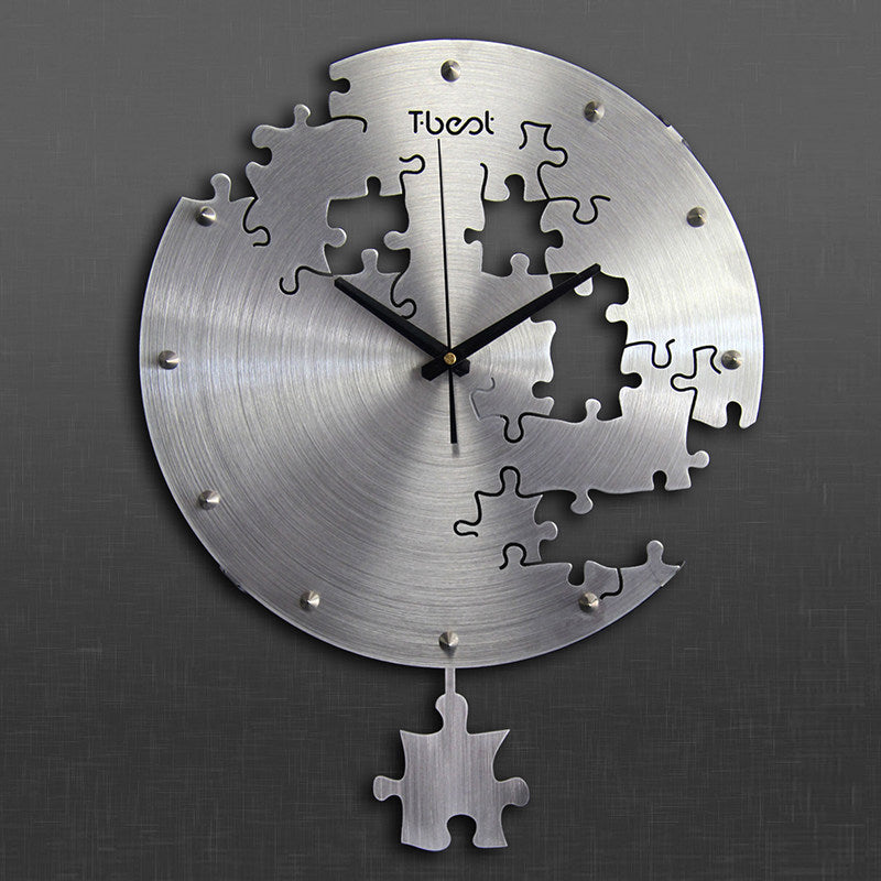 16" Modern Circular Wall Clock – Silent Home Décor
