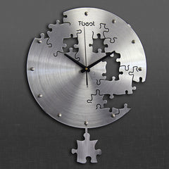 16" Modern Circular Wall Clock – Silent Home Décor