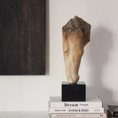 French Retro Abstract Horse Head Art Sculpture
