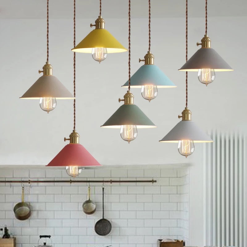 Modern Nordic Copper Chandelier – Macaron Style Luxury Ceiling Light