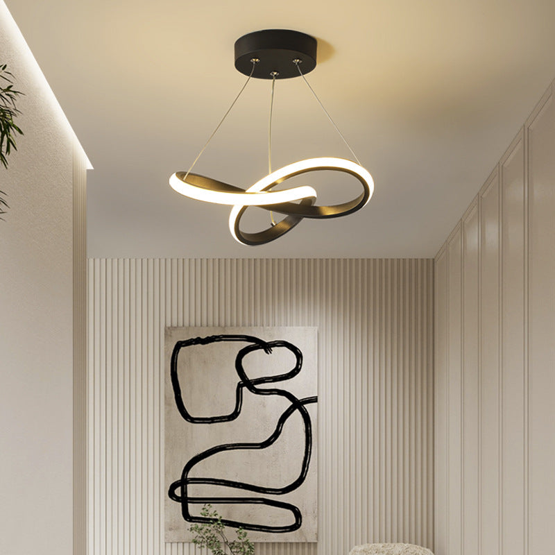 Luxury Minimalist Hallway Chandelier – Modern Corridor Lighting