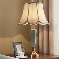Ceramic Bedside Lamp – Warm Modern Design