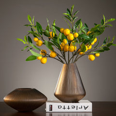 Frosted Glass Vase – Modern Soft Floral Home Décor