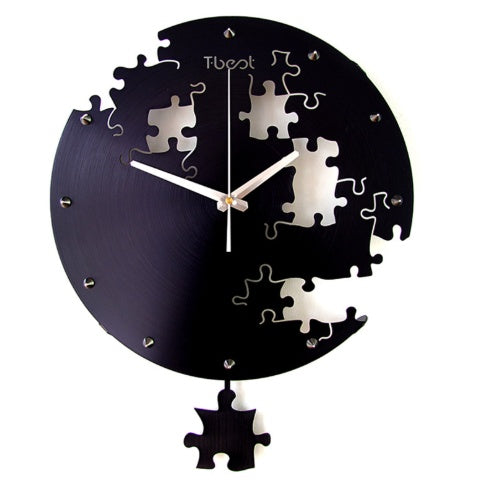 16" Modern Circular Wall Clock – Silent Home Décor