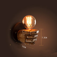 Creative Resin Fist Wall Lamp – Unique Decorative Wall Light
