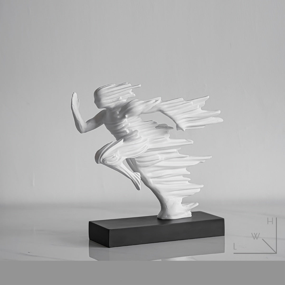 Modern Resin Sculpture Ornament – Entryway Shelf Home Décor