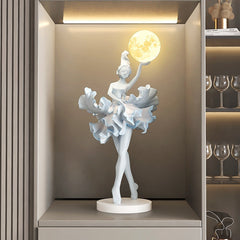 Girl's Art Decoration Small Night Lamp Home Hallway Wine Cabinet Table Decorations