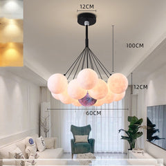 Nordic Moon Bubble Chandelier – Luxury Bedroom Statement Light