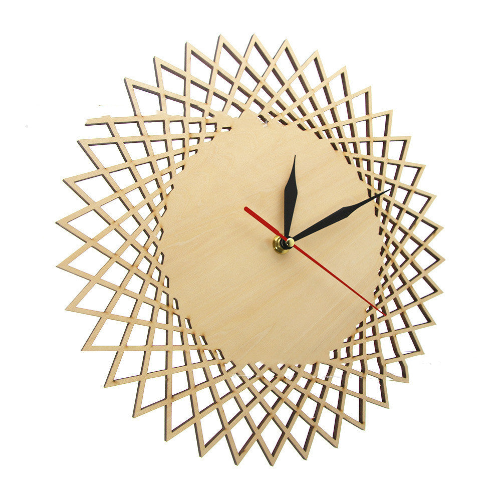 Geometric Abstract Graphic Wall Clock Modern