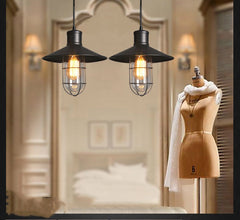 Black Birdcage Glass Chandelier – Industrial Luxury Ceiling Light