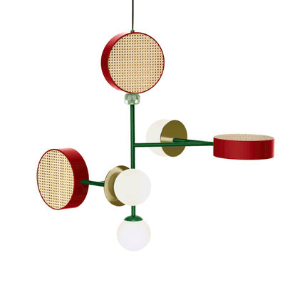Creative Colourful Chandelier – Modern Luxury Restaurant Ceiling Light