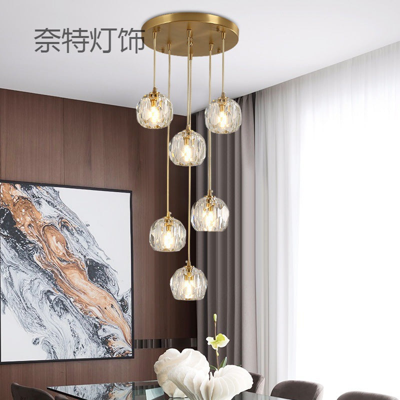 Simple Crystal Chandelier For Home Use