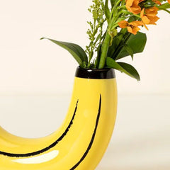 Banana Shape Vase – Creative Flower Arrangement Home Decoration