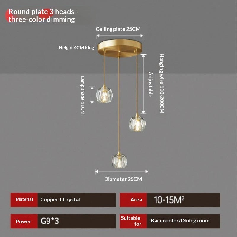 Simple Crystal Chandelier For Home Use